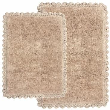 "Chesapeake Crochet 2 pc. Bath Rug Set (21""x34"" & 17""x24"")"