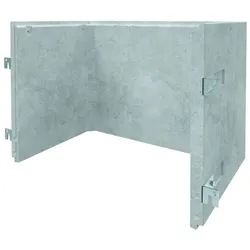 ACO Betonlichtschacht für Standardmontage, 820 mm, 1800 mm,500 mm,mit Boden