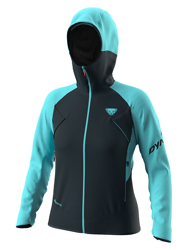 DYNAFIT Funktionsjacke "TRANSALPER GTX" in Dunkelblau/ Türkis - M