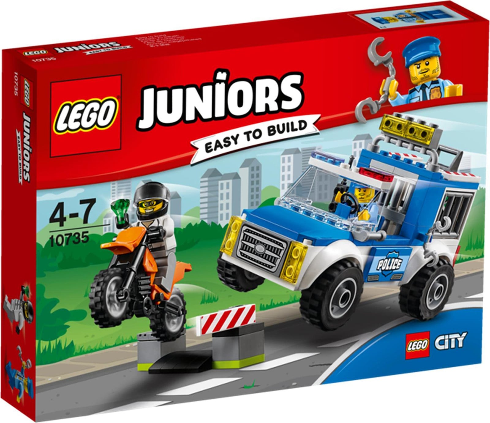 LEGO Juniors Politie op zoek naar criminelen 10735
