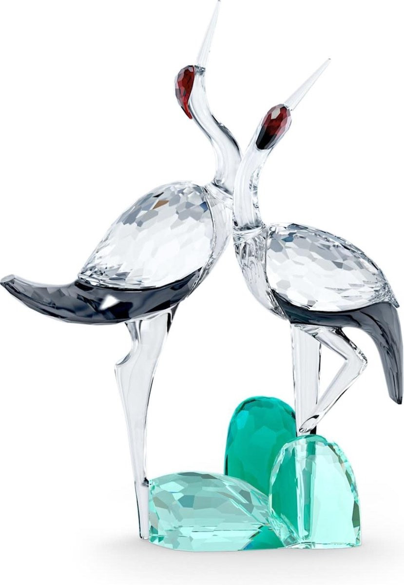 Swarovski Among blue mountains Zingende Kraanvogels 5557819 decoratie voor op tafel