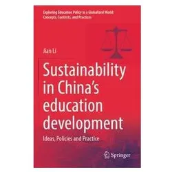 Sustainability in Chinas education development, Fachbücher von Jian Li