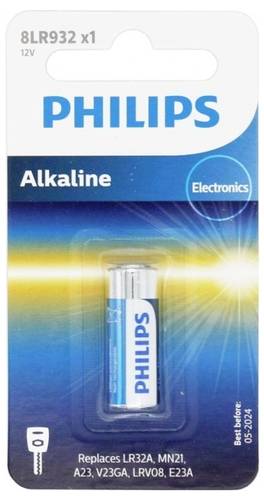 Philips 8LR932/LR23A Spezial-Batterie 23A Alkali-Mangan 12V 1St.