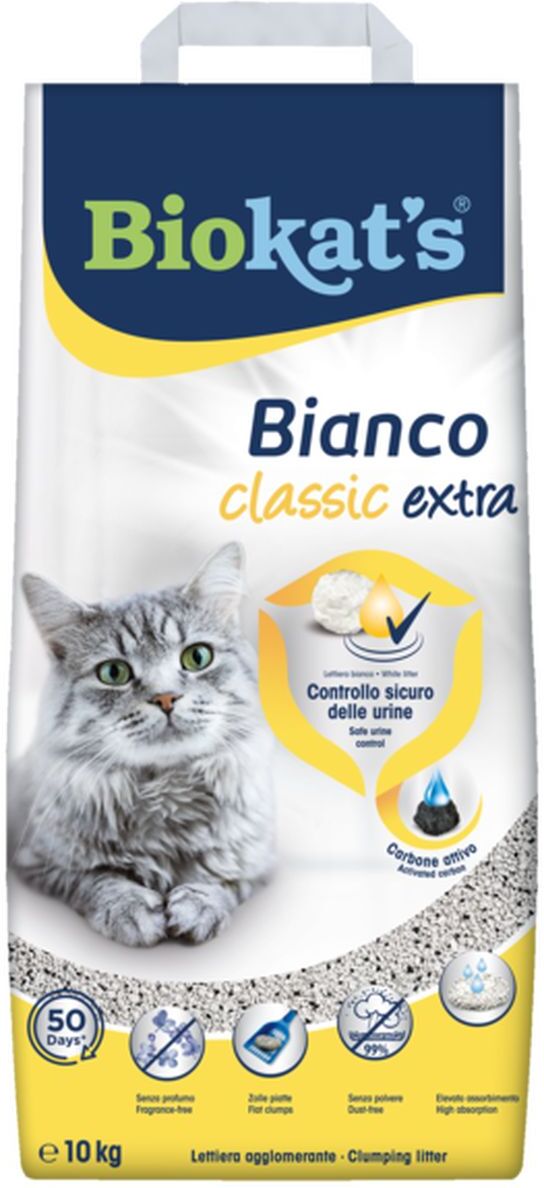 BIOKATS Biokat's Lettiera Bianco Classic Extra 10KG