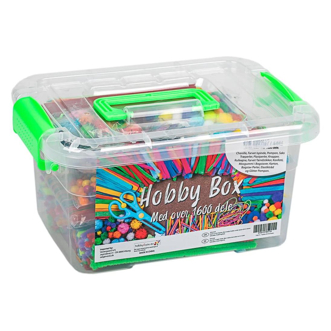 Hobby2you Hobby box med lg ca. 1600 dele ass. (736572)