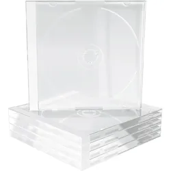 MediaRange Jewel Cases 1er CD-/DVD-Hüllen transparent