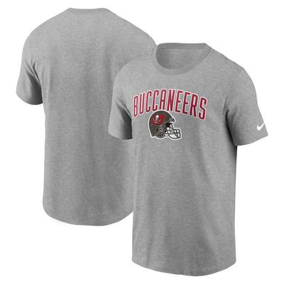 T-Shirt NIKE "Nike T-Shirt Tampa Bay Buccaneers Nike Essential Team", Damen, Gr. XL, grau, 80% Baumwolle, 20% Polyester, Shirts T-Shirt