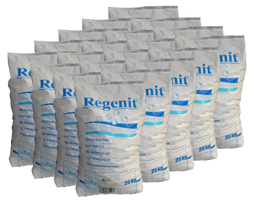 Regenit 20x25kg Salztabletten Regeneriersalz Wasserenthärtung Wasserenthärter