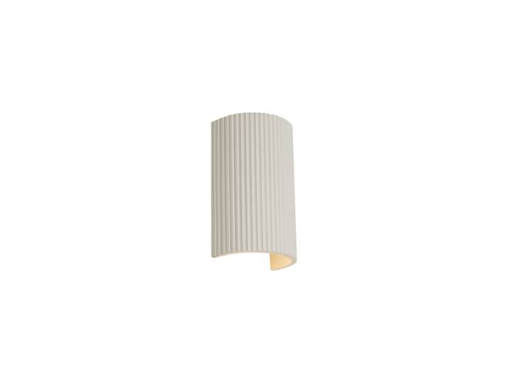 Applique murale scandinave beige demi-cercle 2 lumières - Plaster