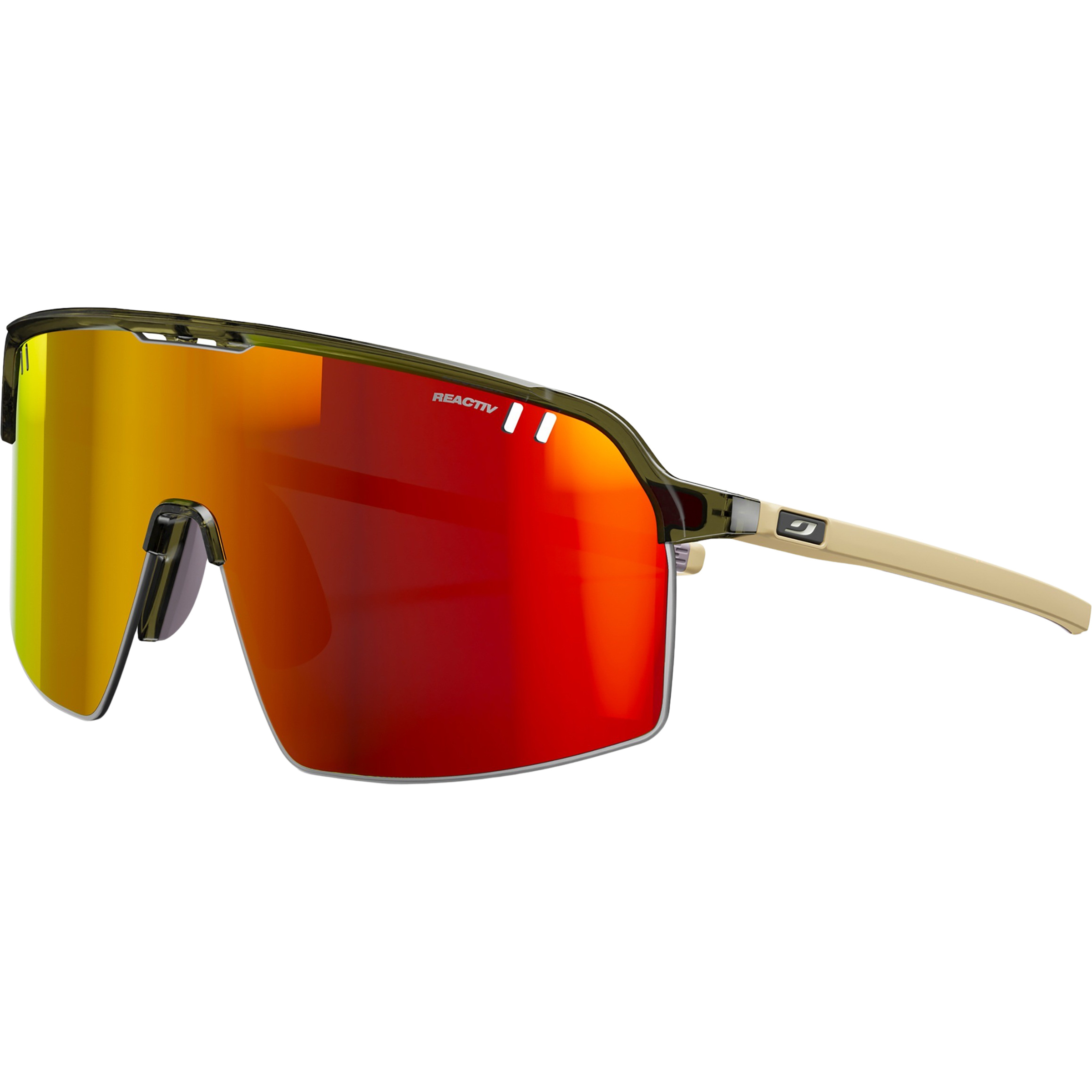 Julbo Intensity Reactiv 1-3 Light Amp. Sportbrille Sportbrillen & Sportsonnenbrillen gruen Größe M Rennrad | Trailrunning