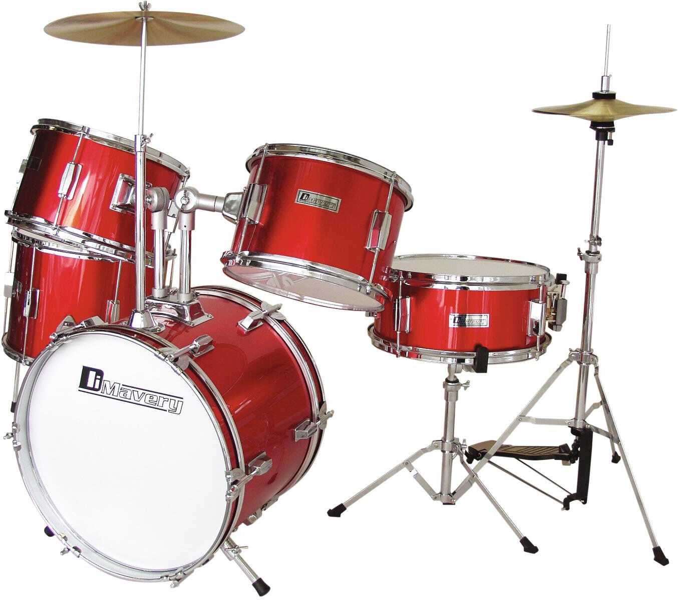 Dimavery Jds-305 Kinder Schlagzeug, Rot
