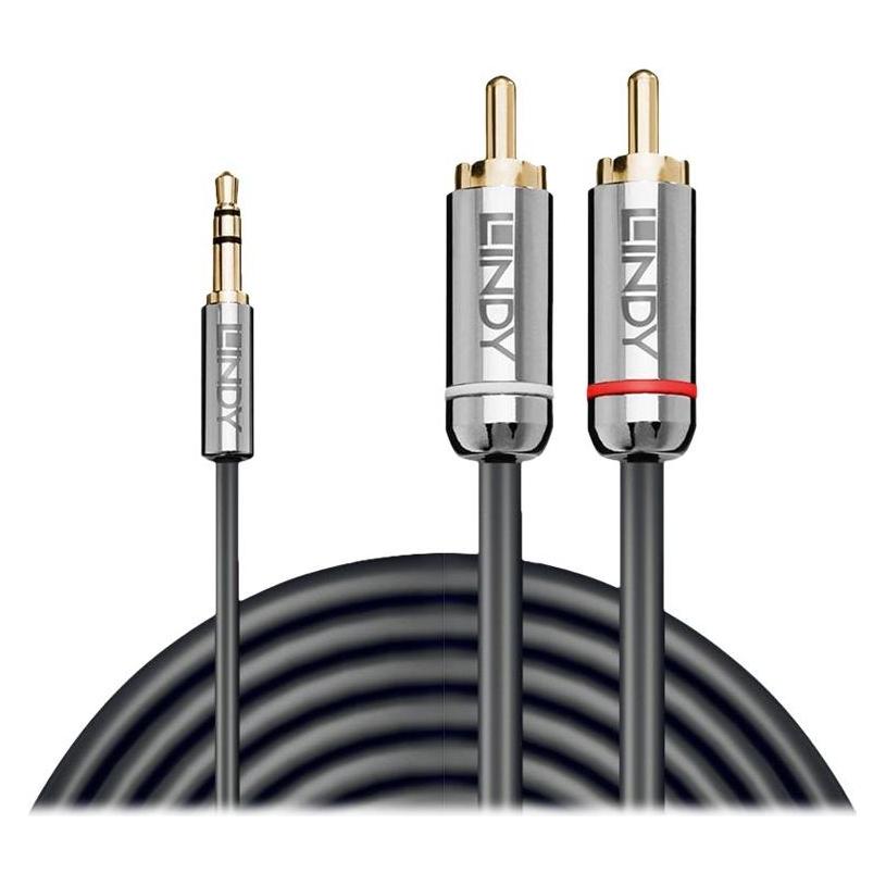 Lindy 2in1 (3 m, AUX Kabel, Cinch Kabel) (35335)