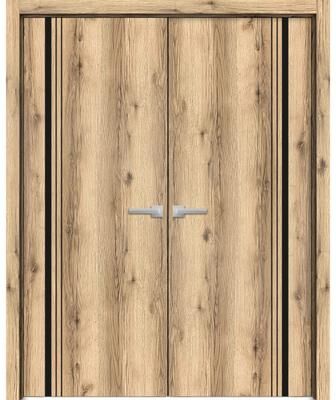 SARTODOORS Planum 0011 Oak Wood Interior Double Doors