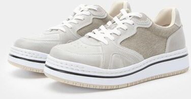 Women's Alyster Platform Sneaker by Alegria in Cream (Size 6 1/2 M)