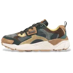 Colmar für Herren. GARNER-B Grüne Garner Blend Ledersneaker mehrfarbig (42), Wohnung, Schnürsenkel, Lässig