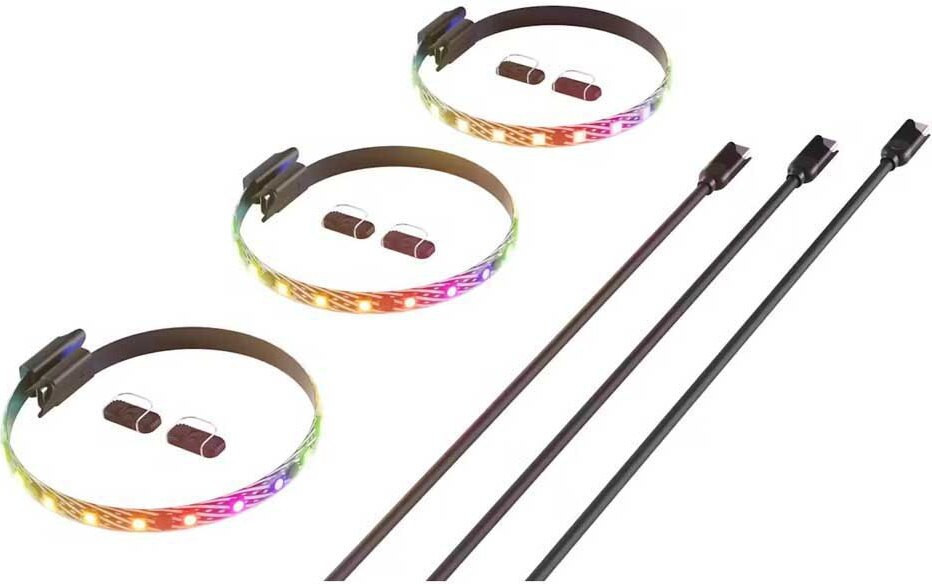 HYTE LS10 qRGB LED-strip 3-delig pakket met Nexus Portal