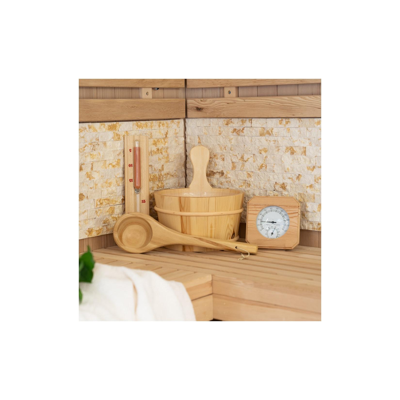 HOME DELUXE Saunazubehör 5 tlg. Q PREMO