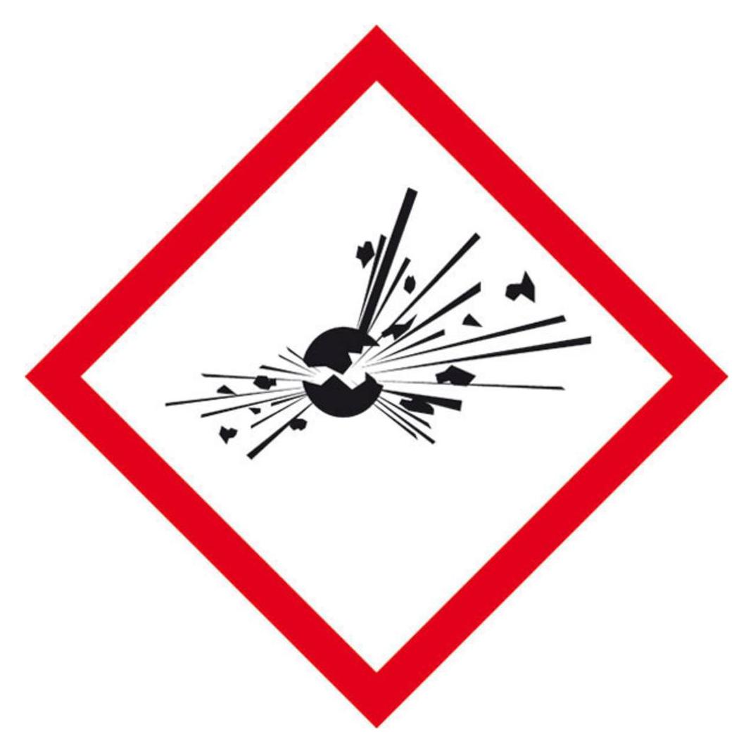 Wolk 39.B1010 GHS-Gefahrenpiktogramm 01 explodierende Bombe Polyester B x (39.B1010)