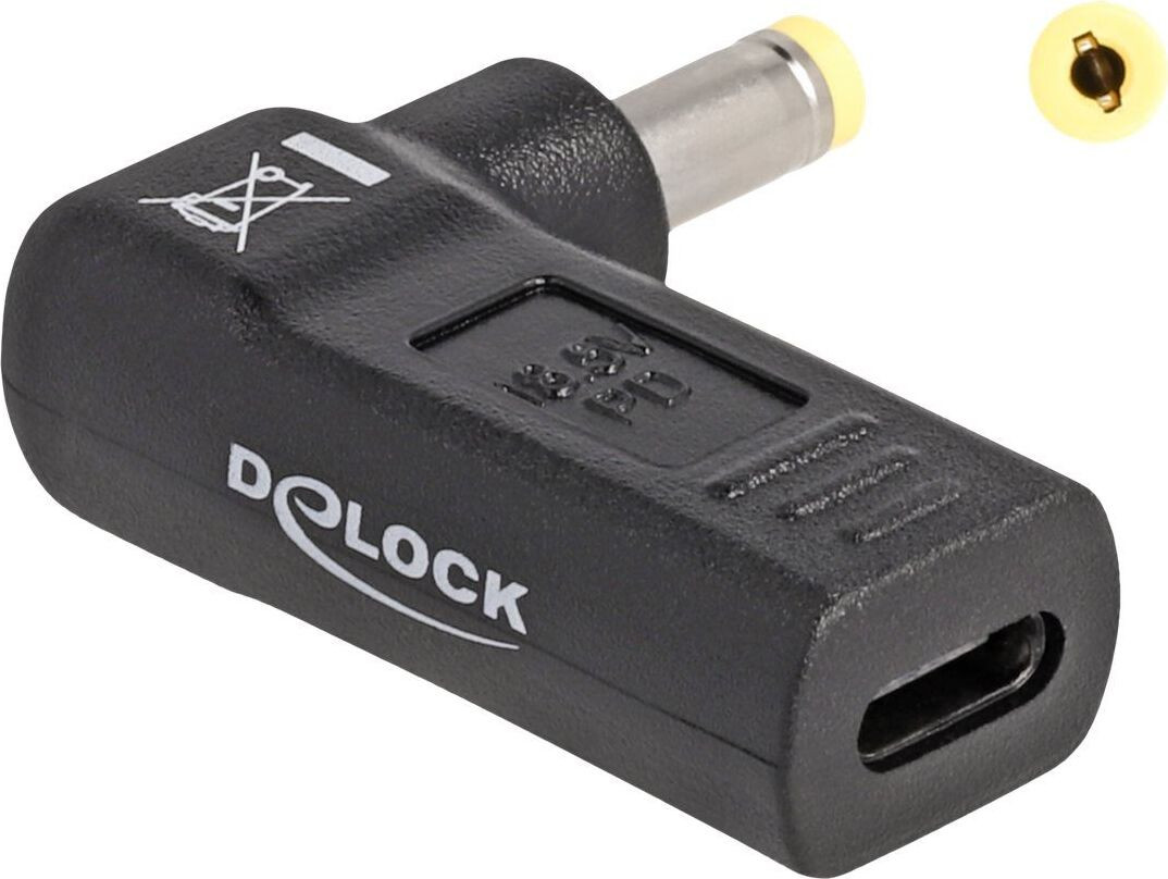 Delock 60006 USB Type-C naar HP Notebook Ladekabel Adapter
