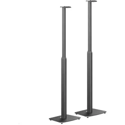 TecLines TLH006B 2x Lautsprecher Ständer Sonos Era 300 höhenverstellbar, schwarz (1 Paar, Ständer, Höhenverstellbar), Lautsprecher Ständer + Wandmontage, Schwarz