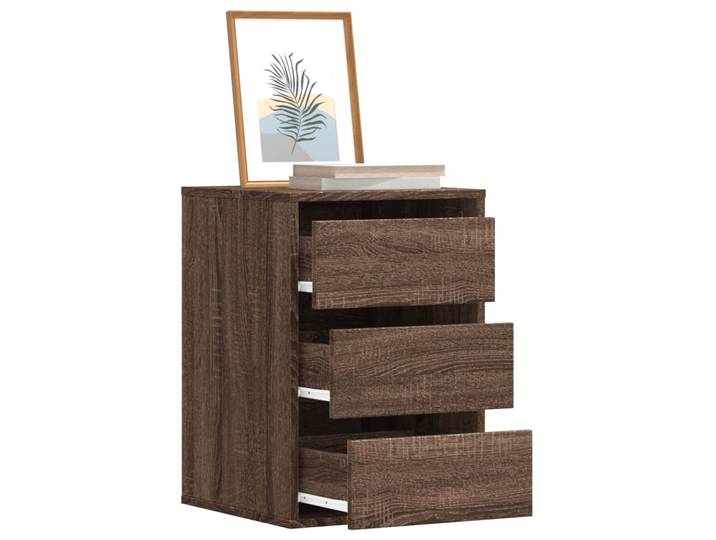 vidaXL Kommode Braun Eichen-Optik 40x41x58 cm Holzwerkstoff