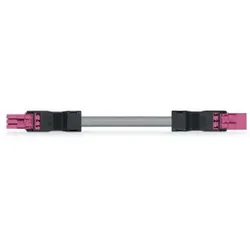 Wago 891-8993/006-107 konfektionierte Verbindungsleitung,Eca,Buchse Stecker,pink 8918993006107