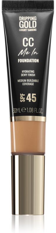 Dripping Gold CC Me In lightweight foundation SPF 45 shade Golden 05 32 ml