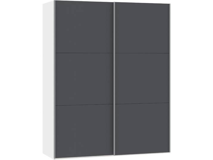 MyDeal Kleiderschrank Easy Go anthrazit Holzwerkstoff B 153 cm - Schweizer Möbelhersteller