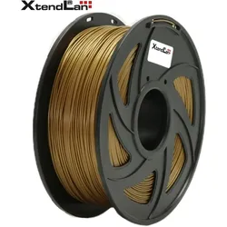 XtendLan PLA-Filament Gold / Schnur für 3D-Drucker / PLA / 1,75 mm / 1 kg (PLA, 1000 g, 1.75 mm), Filament, Gold