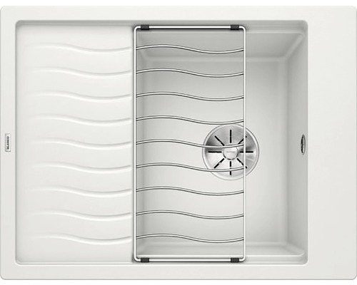 Blanco Elon 45 - Silgranitspüle, 650x500 mm, mit Zubehör, InFino, weiß 524828