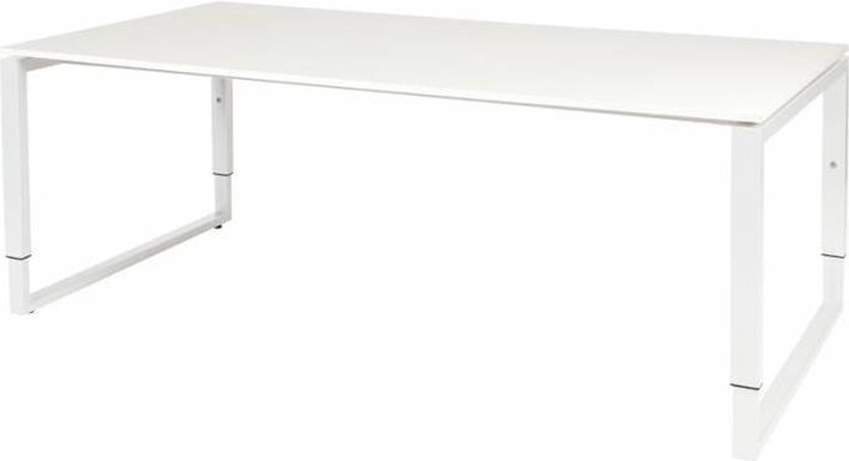 Schaffenburg Verstelbare Vergadertafel voor Thuiswerkplek of Kantoor, Breedte: 200 cm, Diepte: 100 cm