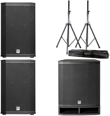 HK Audio LUNAR 110/SUB 115 Basis Bundle Schwarz