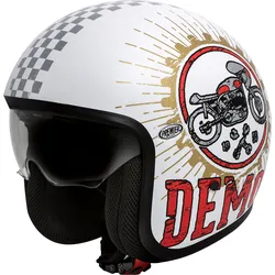 Premier Vintage Speed Demon, Jethelm - Matt Weiß/Gold/Rot - XS