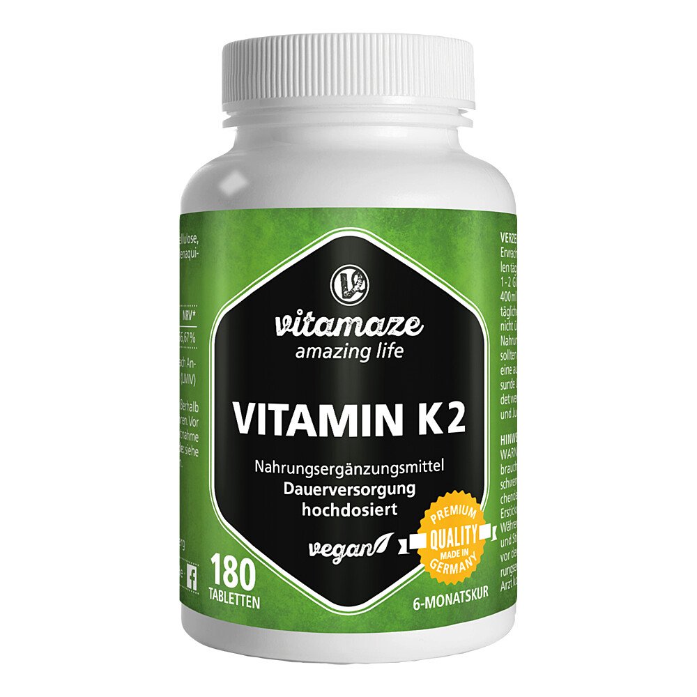 Vitamaze GmbH Vitamaze Vitamin K2 200 µg hochdosiert vegan 12741457