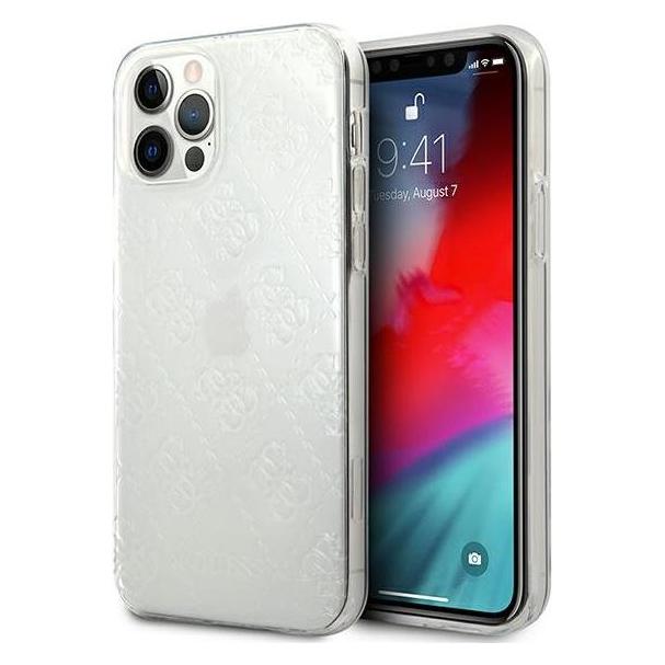 Guess Soft Cover 3D Raised (Apple iPhone 12 Pro Max) (GUHCP12L3D4GTR)