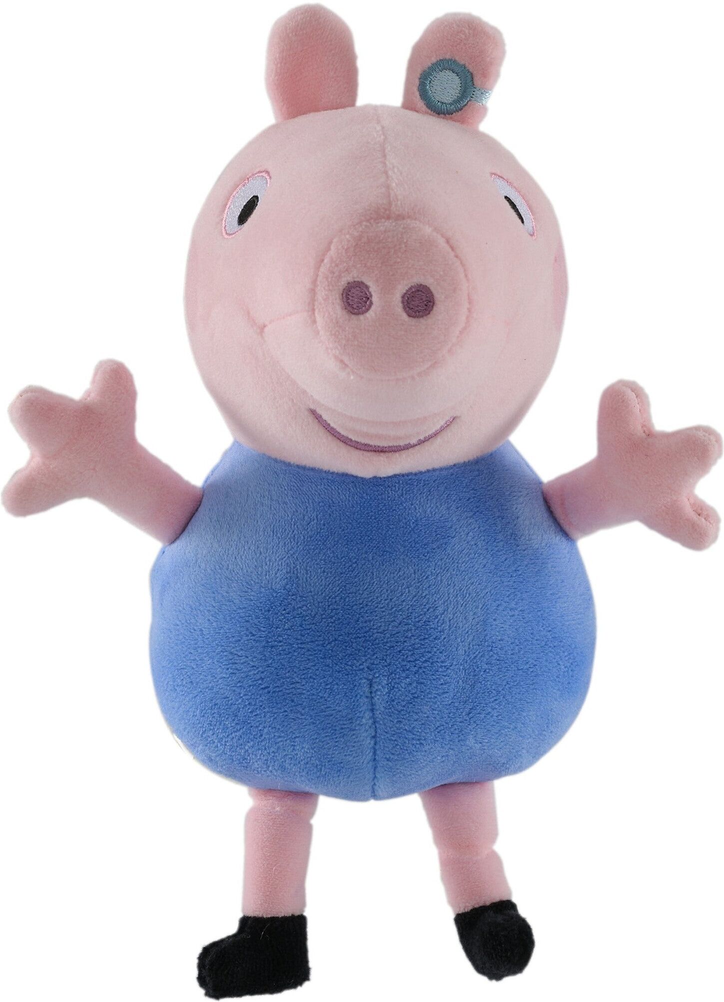 Moose Toys Peppa Pig Talking George Soft Toy with 7 Sounds for Kids, Blue, 20 cm