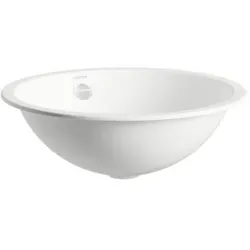 Laufen FORM Einbauwaschtisch H513FM50001091 450 x 450 x 159 mm, rund, ohne Hahnloch, mit Überlauf, weiß