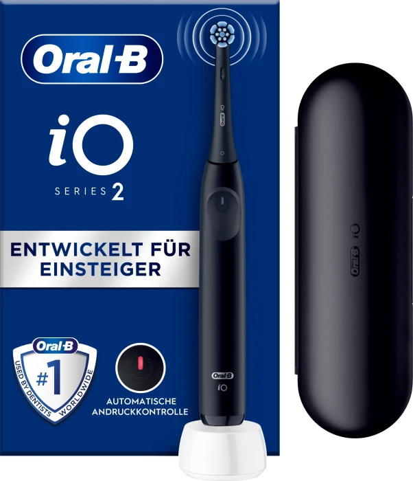Oral-B iO Series 2 Night Black Limited Edition, Elektrische Zahnbürste (schwarz)