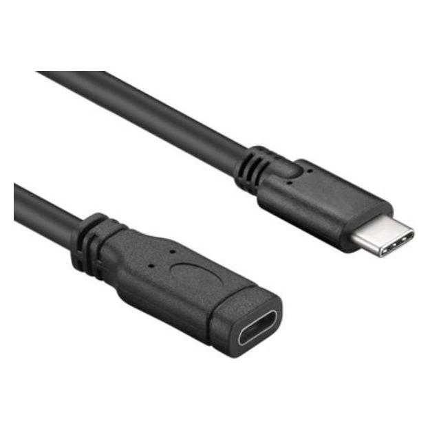 Hamlet XCUC-UC-MF10 USB-Kabel 1 m USB 3.2 Gen 1 (3.1 Gen 1) USB C Schwarz (1 m, USB 3.2 Gen 1) (XCUC-UC-MF10)