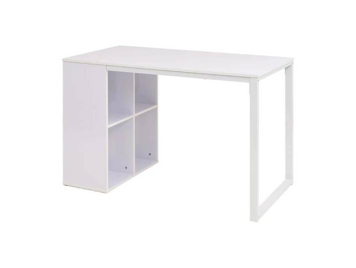 ShieldPro®Meuble ordinateur/Bureau PC - CLOUD - Cabinet de Bureau Table d'écriture 120x60x75 cm Blanc 9475117