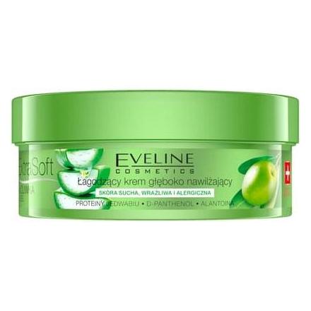 Eveline Extra Soft Body Crem Soothing Deep Moisturizer For Face & Body Bio Olive & Aloe 175Ml (Körpercreme, 175 ml) (5901761965353)