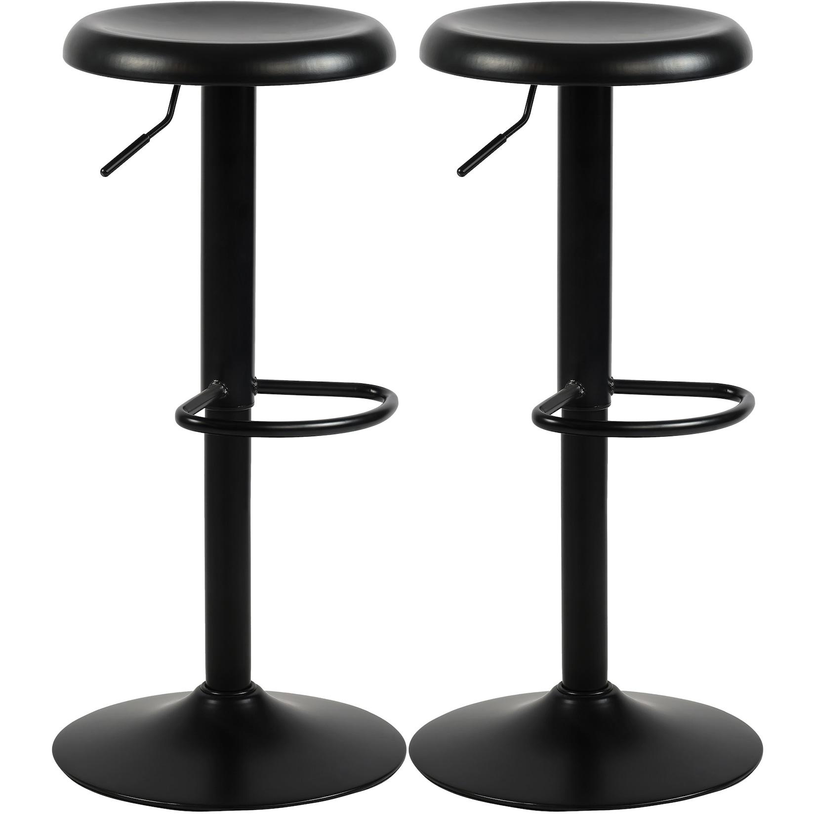 CLP 2er Set Barhocker Williston Farbe: schwarz