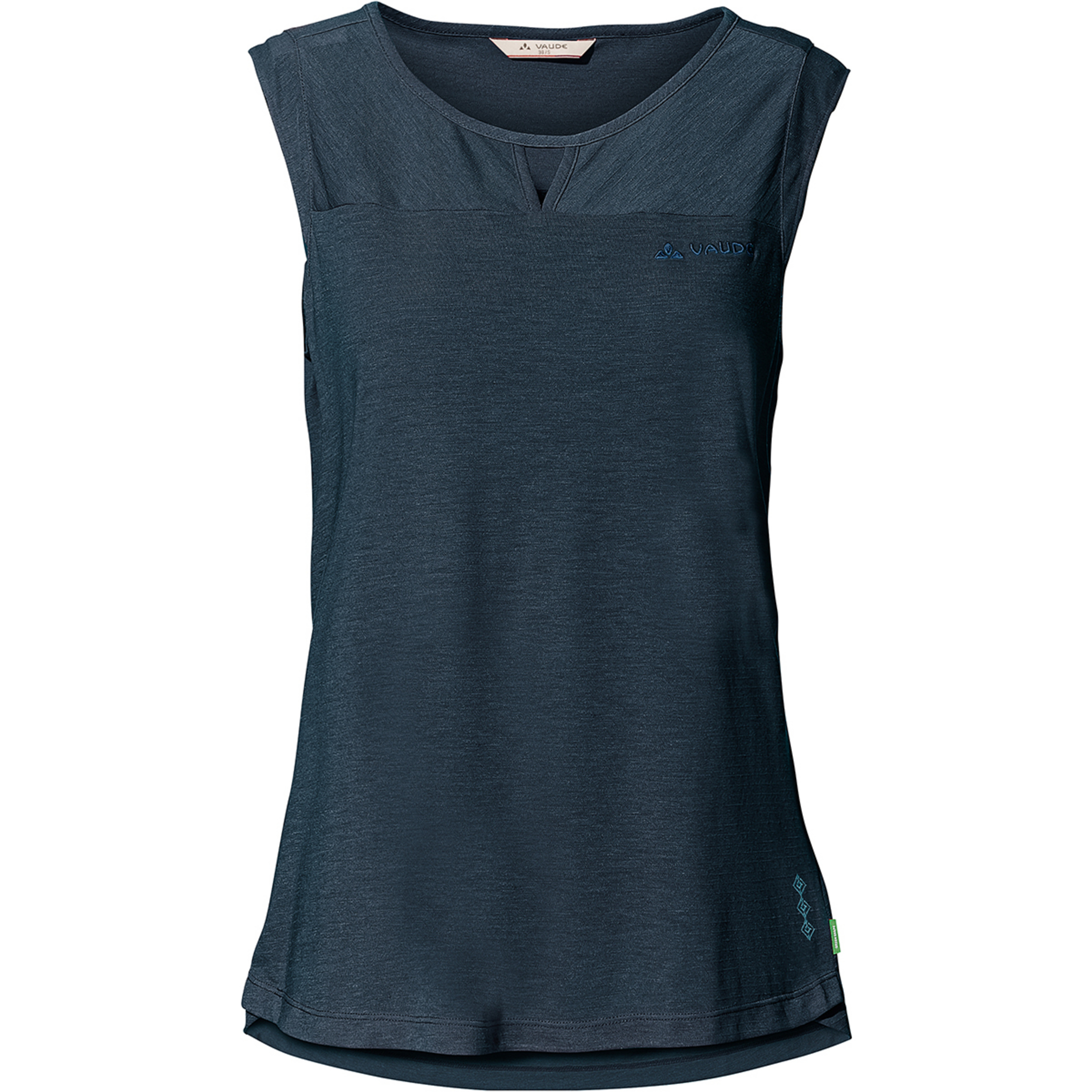 Vaude Skomer Hiking Top Damen Tanktops blau Größe XXS Camping Widerstandsfähig Lyocell (Tencel)