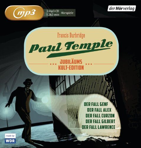 Francis Durbridge - Paul Temple Jubiläums-Kult-Edition: Curzon/Gilbert/Lawrence/Genf/Alex - Preis vom 11.10.2026 15:43:13 h