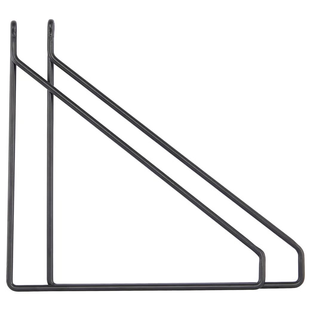 House Doctor Apart plankdragers 2-pack zwart mat