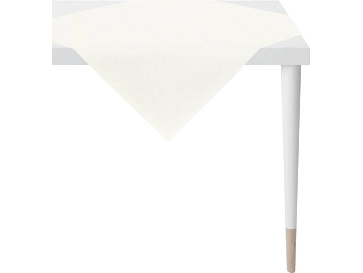 Mitteldecke APELT 3900 Uni / OUTDOOR, Sommerdeko, Sommer , beige (elfenbeinfarben), B:85cm L:85cm, Polyacryl, Tischdecken, Mitteldecke, mit Fleckschutz
