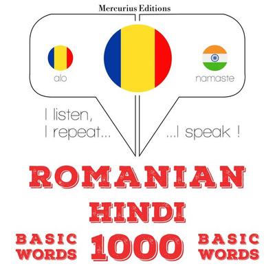 Hindi - Romania: 1000 de cuvinte de bază - JM Gardner, Audio, 9782821144033