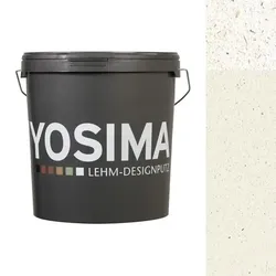 CLAYTEC YOSIMA Lehm-Designputz Lilien-Weiss ST - 20 kg Eimer
