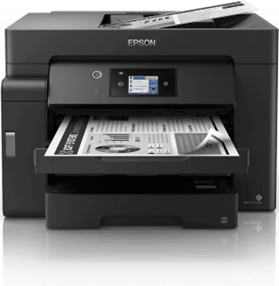 REACONDICIONADO Seminuevo Excelente Impresora multifunción - Epson EcoTank ET-M16600, Monocromo, 4800 x 2400 DPI, 25 ipm, A4, A3, WiFi, Negro