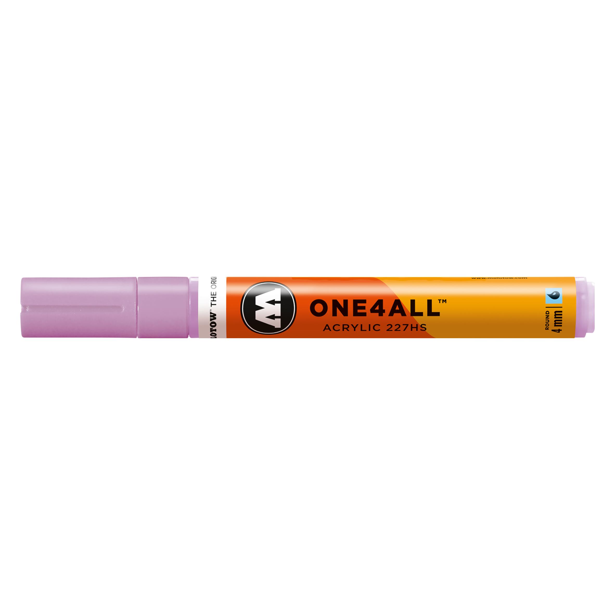 Molotow Permanentmarker One4All 227 HS nachfüllbar 4mm flieder pastell (1x) (MO227216)